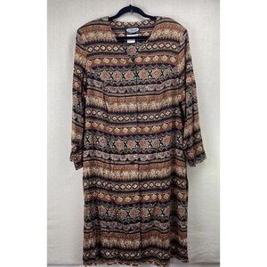 Clues Collection Dress Women's Med/Large Summer Coat Vintage‎ USA Made Boho Y2K